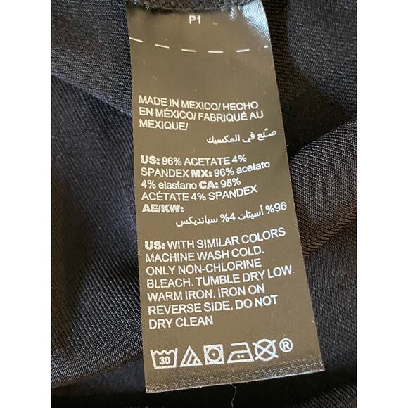 Chico’s NEW Travels Classic Capelet Tunic Top Plus Size 2X 12-14 Black Stretchy - Picture 13 of 14